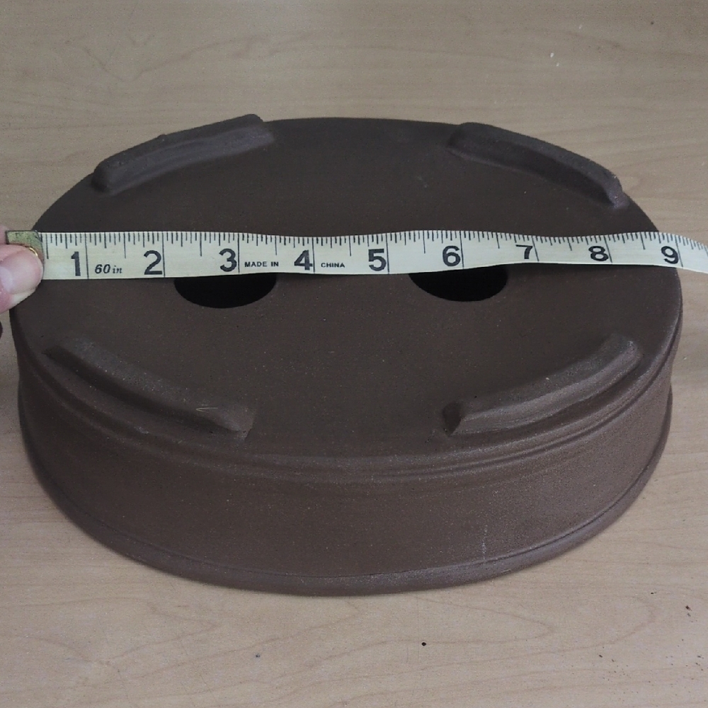 New Oval Brown Bonsai Ceramic Planter - Picture 3 of 3